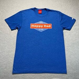 Happy Dad x Full Send T-Shirt Royal Blue Large Collab Tee Hard Seltzer